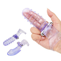 Finger Sleeve Vibrator G Spot Massage Clitoris Stimulator Vagina Massage Flirting for Women