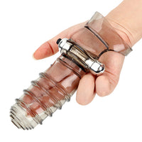Finger Sleeve Vibrator G Spot Massage Clitoris Stimulator Vagina Massage Flirting for Women