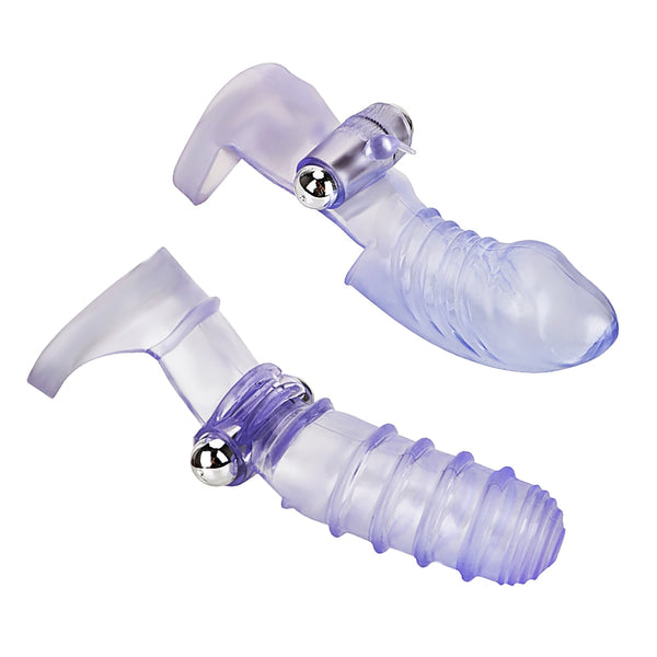 Finger Sleeve Vibrator G Spot Massage Clitoris Stimulator Vagina Massage Flirting for Women