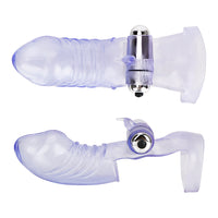 Finger Sleeve Vibrator G Spot Massage Clitoris Stimulator Vagina Massage Flirting for Women