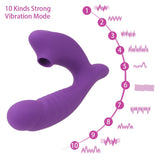 G Spot Massager Clitoris Vagina Stimulator Oral Tongue Sucking Clit Sucker Vibrator for Women Dildo Vibrator