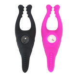 Rabbit Clitoris Nipple Clamps Vibrator G-spot Nipple Massager for Women Masturbator Clitoris Clip Stimulator