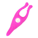 Rabbit Clitoris Nipple Clamps Vibrator G-spot Nipple Massager for Women Masturbator Clitoris Clip Stimulator