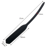 for men Catheters Urethral dilators Vibrator Urethral plug Sex Sounds Silicone 7.5 mm Penis plug