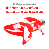 10 Speed Soft Silicone Opening Anus Expander Vibrator for Women Men Gay Flower Anal Dilator Anal Plug Butt Plug