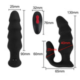 9 Speed Male Prostate Massager for Adult Vibrating Butt Plug Anal Beads Anal Vibrator Anal Plug Wireless Remote