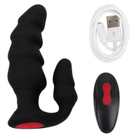 9 Speed Male Prostate Massager for Adult Vibrating Butt Plug Anal Beads Anal Vibrator Anal Plug Wireless Remote