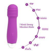 Powerful Vibrator 7 Mode Mini AV Rod Magic Wand Massager for Women Clitoris Stimulator Toys