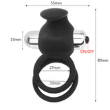 Vibrator Cock Rings Vibrating Penis Rings Delay Ejaculation Single Frequency Silicone Clitoris Stimulate for Men