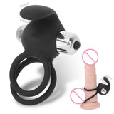 Vibrator Cock Rings Vibrating Penis Rings Delay Ejaculation Single Frequency Silicone Clitoris Stimulate for Men