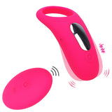 OLO Vibrating Cock Ring Penis Ring Clit Stimulator Delay Ejaculation Clitoris Stimulator 9 Speed Sex Toys for Men Couple
