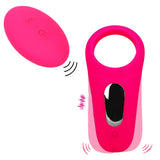OLO Vibrating Cock Ring Penis Ring Clit Stimulator Delay Ejaculation Clitoris Stimulator 9 Speed Sex Toys for Men Couple