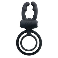 Cock Ring Dual Pleasure Penis Ring Penis Vibrator Vibrating Ring Tongue Licking for Men Male Clit Stimulator