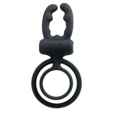 Cock Ring Dual Pleasure Penis Ring Penis Vibrator Vibrating Ring Tongue Licking for Men Male Clit Stimulator