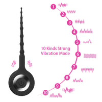 Male Masturbator Urethra Dilators Prostate Massager Penis Urethral Plug Vibrator for Men Butt Plug