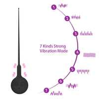 Male Masturbator Urethra Dilators Prostate Massager Penis Urethral Plug Vibrator for Men Butt Plug
