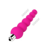 Single Frequency Silicone for Women Men Gourd Anal Bead Vibrator Butt Plug Prostate Massager Anal Plug Masturbation