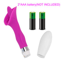 10 Vibration Modes Vibrating Tongue Vibrator Clitoris Stimulator Vagina Oral Licking for Women Tongue-shaped Sex Toys