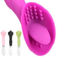 10 Vibration Modes Vibrating Tongue Vibrator Clitoris Stimulator Vagina Oral Licking for Women Tongue-shaped Sex Toys