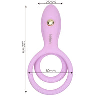 Silicone Penis Rings for Men Clitoris stimulation Vibrator Delay Ejaculation