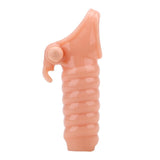 OLO Erotic Vibrating Sleeve Penis Enlargement Rings Adult Products Reusable Dildo Extender Sex Toys for Men