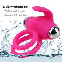 Delay Ejaculation Vibrating Penis Rings Vibrators Cock Ring for Men Clitoris Stimulate 10 Speed