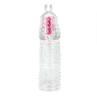 Reusable G Point Stimulation Condom for Men Penis Sleeve Vibrator Delay Ejaculation Particle Condoms for Sex