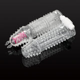 Reusable G Point Stimulation Condom for Men Penis Sleeve Vibrator Delay Ejaculation Particle Condoms for Sex