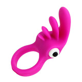 OLO Penis Ring Vibrating Ring Tongue Cock Ring Penis Extender Enlargement Silicone Powerful Waterproof Sex Toys for Men Male