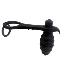 Dual Cock Ring G-spot Prostata Massager Vibrator for Men Silicone Anal Dildo Vibrator Butt Plug