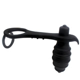 Dual Cock Ring G-spot Prostata Massager Vibrator for Men Silicone Anal Dildo Vibrator Butt Plug