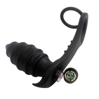 Dual Cock Ring G-spot Prostata Massager Vibrator for Men Silicone Anal Dildo Vibrator Butt Plug