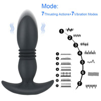 for Men Wireless Remote Control Telescopic Vibrating Prostate Massager Anal Vibrator Dildo Butt Plug Vibrator