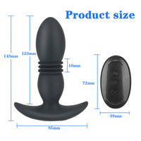 for Men Wireless Remote Control Telescopic Vibrating Prostate Massager Anal Vibrator Dildo Butt Plug Vibrator