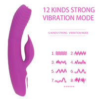 Dildo AV Vibrator Masturbation Nipple G Spot Clitoris Vagina Stimulate for Women Double Motor Tongue Licking
