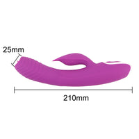 Dildo AV Vibrator Masturbation Nipple G Spot Clitoris Vagina Stimulate for Women Double Motor Tongue Licking