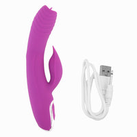 Dildo AV Vibrator Masturbation Nipple G Spot Clitoris Vagina Stimulate for Women Double Motor Tongue Licking
