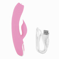 Dildo AV Vibrator Masturbation Nipple G Spot Clitoris Vagina Stimulate for Women Double Motor Tongue Licking