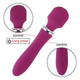 G Spot vibrating Dildo Clitoris Stimulator for Woman Dual Motors Vibrators Magic Wand AV Vibrator Vaginal Massager