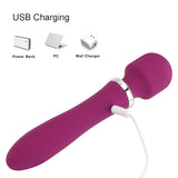 G Spot vibrating Dildo Clitoris Stimulator for Woman Dual Motors Vibrators Magic Wand AV Vibrator Vaginal Massager
