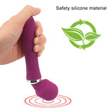 G Spot vibrating Dildo Clitoris Stimulator for Woman Dual Motors Vibrators Magic Wand AV Vibrator Vaginal Massager