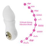 10 Frequency Vibrating Stick Detachable headgear for Woman Rabbit Vibrator Clitoris Stimulate G-spot Massage