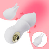 10 Frequency Vibrating Stick Detachable headgear for Woman Rabbit Vibrator Clitoris Stimulate G-spot Massage