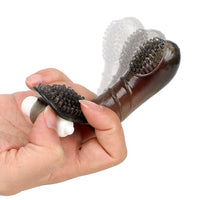Finger Sleeve Vibrator G-Spot Massage Masturbator Clitoris Stimulate TPE for Women