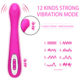 Dildo Vibrator Climax Massager Unique G-spot Design 12 Speed Clitoris Stimulator Masturbator for Women