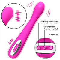 Dildo Vibrator Climax Massager Unique G-spot Design 12 Speed Clitoris Stimulator Masturbator for Women