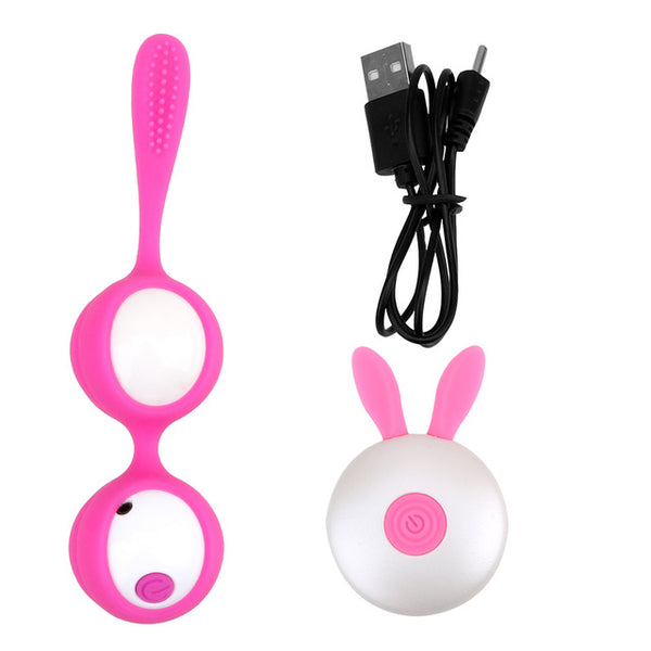 12 Speeds Smart Kegel Ball Vibrator for Women Vaginal Ball Vagina Tighten Exercise Three Stage Ben Wa Ball