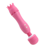 G Spot Massager Tongue Licking Clit Nipple Vibrators Clitoris Stimulator Powerful Magic Wand AV Vibrator for Women