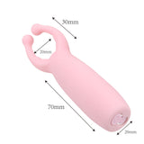 10 Speeds Nipple Clamps Vibrator Clitoris Stimulation Massager for Women Rabbit Vibrator Masturbation