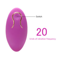 20 Speed G-Spot Massager Vibrating Egg Clitoris Stimulator for Women Powerful Bullet Vibrator Remote Control